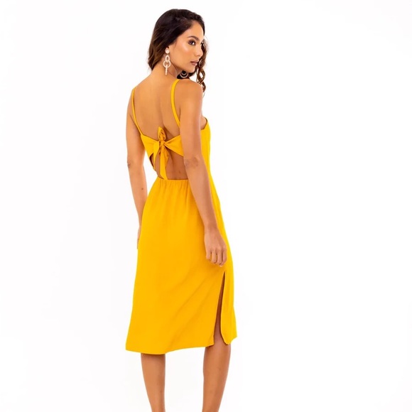 Camilla SOAH Yellow Midi Dress - Picture 2 of 2